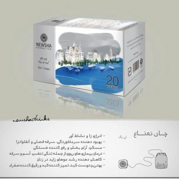 مخلوط چای سیاه و نعناع نیوشا نوش