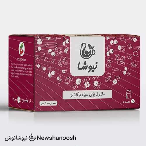 چای آلبالو - معرفی دمنوش نیوشا - کاتالوگ محصولات نیوشا - چای آلبالو نیوشا